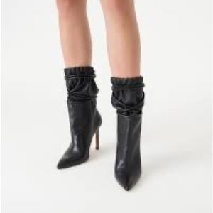 NIB IRO Paris Hosta leather stunning sexy slouchy ankle luxury stiletto boots